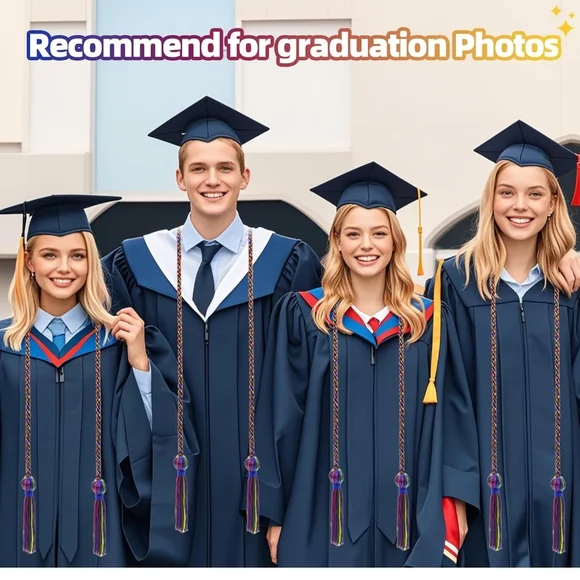 Multicolored Graduation Honor Cord‎ 🎓 - Picture 7 of 9